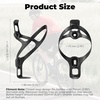image:imageROCKBROS Carbon Fiber Bike Water Bottle Holder Ultralight Bike Bottle Cage  Bicycle Cup Holder Brackets For Mountain amp Road Bikes 360 Secure Grip  AntiShake Lightweight 046ozBlack2 Pack