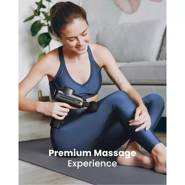 RENPHO Massage Gun with Heat FSA and HSA Eligible Percussion Muscle Deep Tissue Massage Gun Portable with Bluetooth Electric Handheld Massager Gun Active ThermalActive