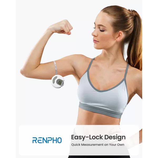 RENPHO Scale for Body Weight ampamp Smart Tape Measure NonBluetooth SolarPowered Digital Bathroom Scale Charged by SunlightIndoor Lights Body Measuring Tape for Weight Loss 60in 150cm