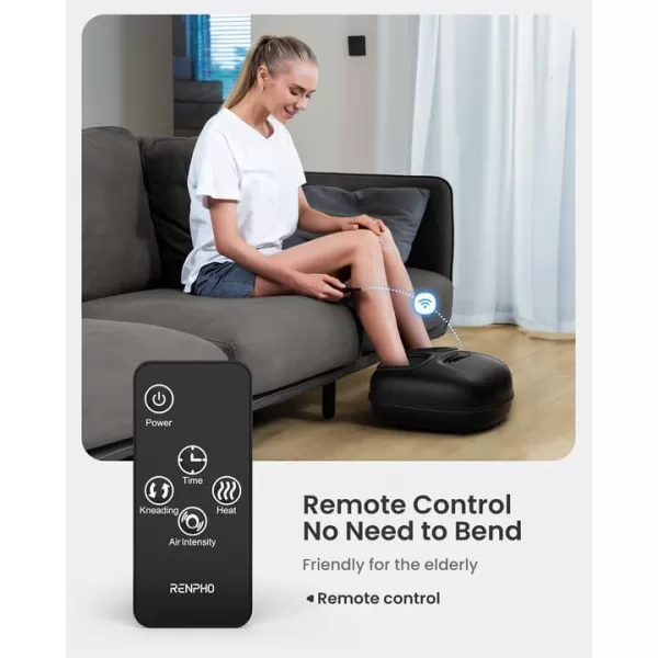 RENPHO Foot Massager Shiatsu Machine with Heat FSA HSA Approved Products Only Electric Foot Massager for Circulation and Pain Relief Size Up to 11