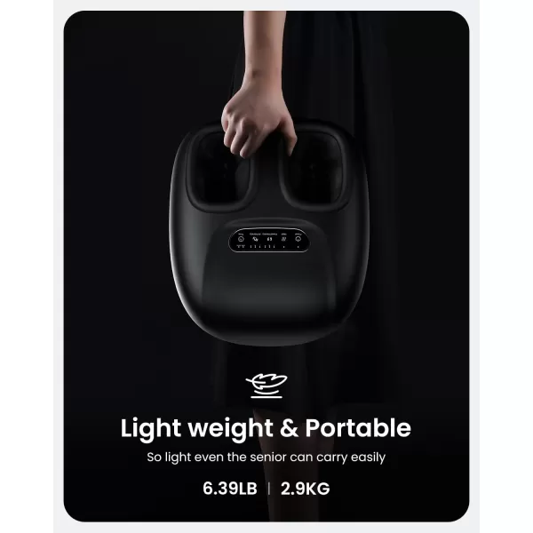 RENPHO Foot Massager Shiatsu Machine with Heat FSA HSA Approved Products Only Electric Foot Massager for Circulation and Pain Relief Size Up to 11