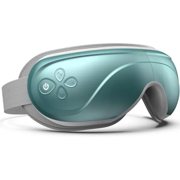 RENPHO Eyeris 2 ExtendedEye Massager with Heat for Migraines Relief Heated Eye Mask Eye Care Face Massager for Eye Strain Eye Bags Dry Eyes Improve Sleep Birthday Gift for Women MenBlue