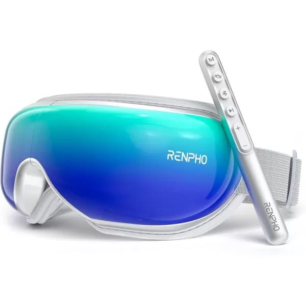 RENPHO FSA HSA Eye Massager Eyeris1 Heated Eye Massage Mask with Remote Compression Bluetooth Temple Migraine Massager for Eye Strain Relief Dry Eyes School Supplies Birthday Gifts for Her HimGradient