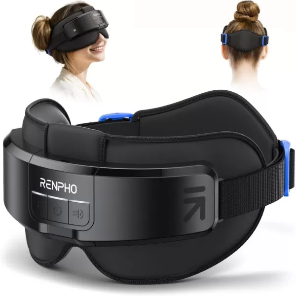 RENPHO FSAHSA Eligible Head ampamp Eye MassagerEyeris Masc Heated Headampamp Eye Massager for Migraines Headache Massager for Forehead Back of Head and Temple Eye Care Device for Relax Birthday Gifts
