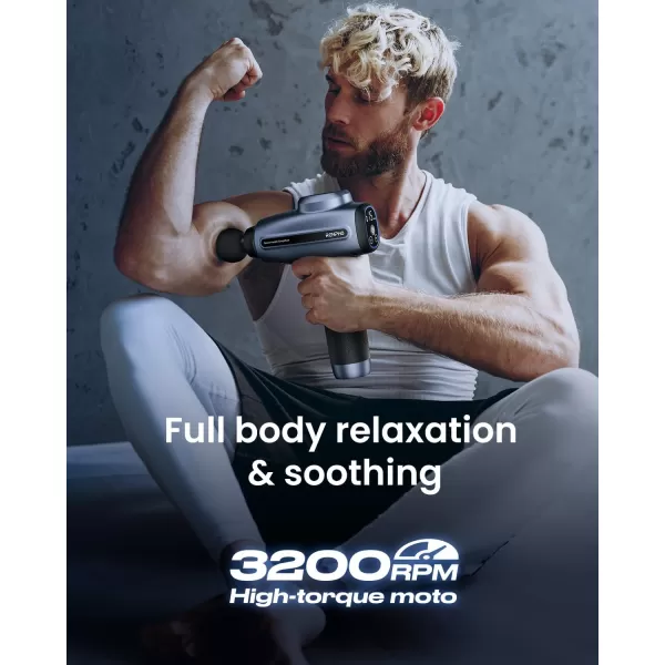 RENPHO Massage Gun Deep Tissue with Heat and Cold FSA HSA Eligible Percussion Muscle Massage Gun