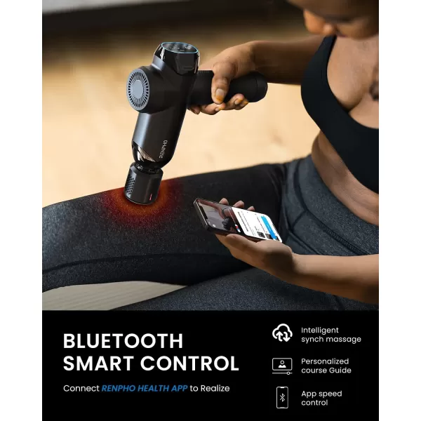 RENPHO Massage Gun Deep Tissue with Heat and Cold FSA HSA Eligible Percussion Muscle Massage Gun