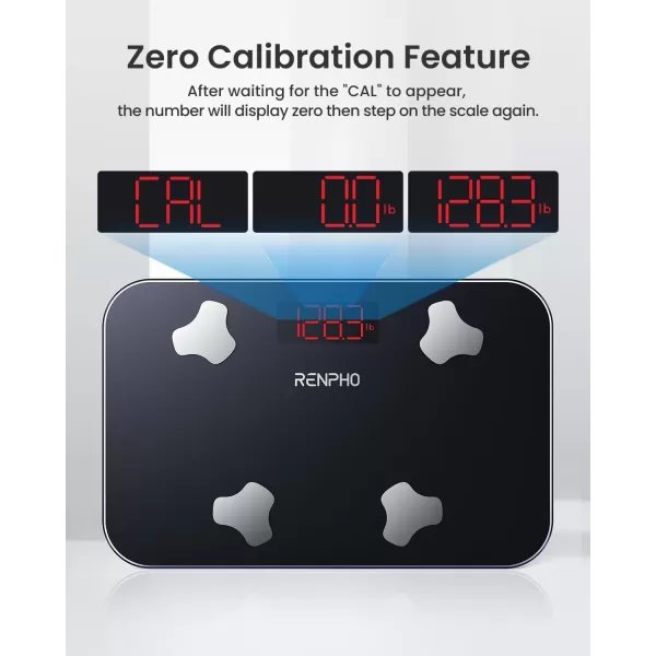 RENPHO Portable Scale Smart Tape Measure Travel Scale for Body Weight with Body Tape Measure 13 Body Composition Analyzer ampamp Retractable Measuring Tape Sync with App 400 lbs Inches ampamp cmwithout case
