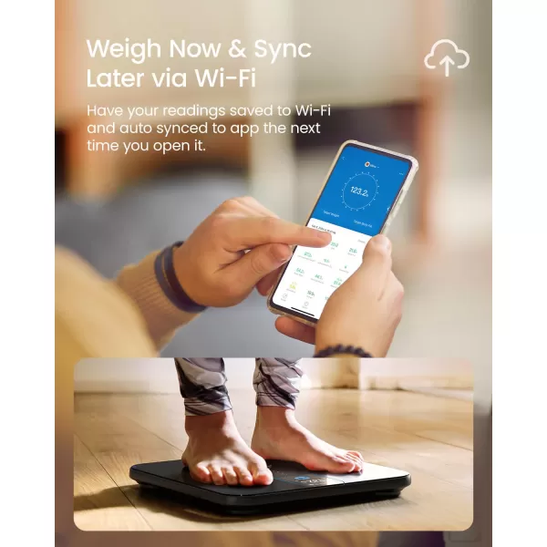 RENPHO Smart Scale Body Fat Scale with TFT LCD FSA HSA Eligible Scale for Body Weight with 18 Metrics WiFi Scale with BMI Body Fat Muscle Mass Rechargeable Elis Nova