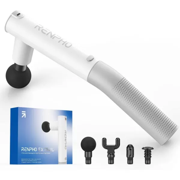 RENPHO Extend Massage Gun FSA HSA Eligible Electric Handheld Massage Gun Deep Tissue Portable Mini Massage Guns TypeC Charging Percussion Massager for Neck and Back