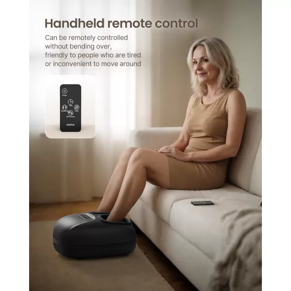 imageRENPHO Foot Massager with Heat Shiatsu Foot Massager Machine with Remote Christmas Gifts for Women Men Foot Massager for Women Fits Men Size Up to 11