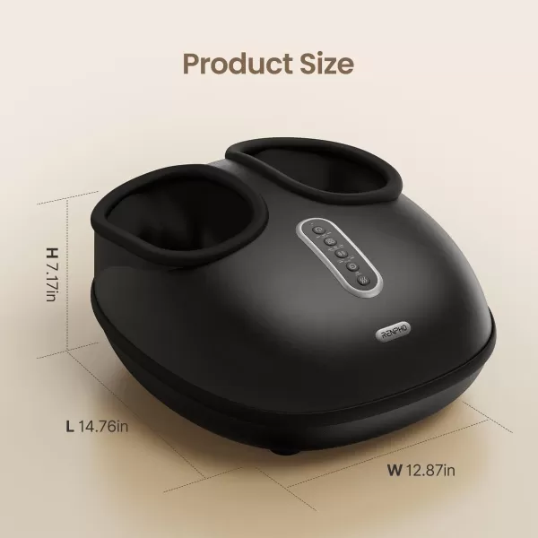 imageRENPHO Foot Massager with Soothing Heat Shiatsu Foot Massager with Remote Foot Warmer with 3 Kneading Modes ampamp 3 Squeezing Intensities Fits up to Size 12 Feet Christmas Gifts for Women ampamp Men