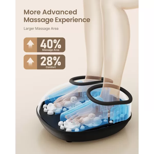 imageRENPHO Foot Massager with Soothing Heat Shiatsu Foot Massager with Remote Foot Warmer with 3 Kneading Modes ampamp 3 Squeezing Intensities Fits up to Size 12 Feet Christmas Gifts for Women ampamp Men