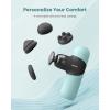 imageRENPHO Mini Thermal Massage Gun with Heat FSA HSA Eligible Percussion Massager Gun Portable Color Silicone Sleeves Travel Size with Carry Case Valentines Day Gifts for Women Men Noen GreenMint