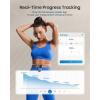 imageRENPHO Smart Tape Measure with Large Display Bluetooth Body Measuring Tape with App for Weight Loss Fitness Shape Measure Circumference Length
