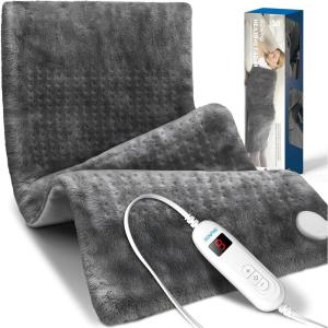 image17quotx33quot Heating Pad for Back Pain Relief RENPHO Extra Large Heating Pads for Period CrampsNeckShouldersLegsKnees Valentines Day Gifts for Her Him Birthday Gifts for Women Men ETL Certified