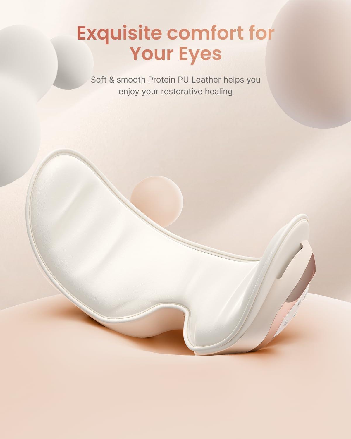 imageRENPHO Eye Massager with Heat and Cooling FSA HSA with Voice Control ampamp Ice Pack Eyeris 3 Ros Eye Sleep Mask Mothers Day Birthday Gifts for Women Eye Care Device for Migraine
