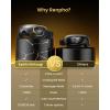 imageRENPHO Eye Massager with Heat and Cooling Mothers DayBirthday Gifts for WomenMen Eyeris Kintsugi FSAHSA Eligible Voice Control Eye Mask Massager for Migraines Eye Care Device for RelaxationABlackGold