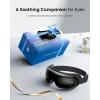 imageRENPHO Eye Massager with Heat and Cooling Mothers DayBirthday Gifts for WomenMen Eyeris Kintsugi FSAHSA Eligible Voice Control Eye Mask Massager for Migraines Eye Care Device for RelaxationBlack