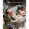 imageRENPHO Eye Massager with Heat and Cooling Mothers DayBirthday Gifts for WomenMen Eyeris Kintsugi FSAHSA Eligible Voice Control Eye Mask Massager for Migraines Eye Care Device for RelaxationBGolden