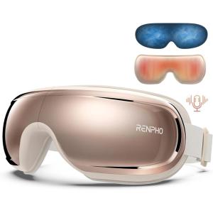 imageRENPHO Eye Massager with Heat and Cooling FSA HSA with Voice Control ampamp Ice Pack Eyeris 3 Ros Eye Sleep Mask Mothers Day Birthday Gifts for Women Eye Care Device for Migraine