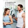 imageRENPHO Duo Mini Massage Gun with Double Heads FSA HSA Eligible Deep Tissue Percussion Massager for Travel Use Silicone Casings 3 Modes with Seamless Speed Handheld Massage Gun