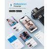 imageRENPHO Massage Gun Deep Tissue FSA HSA Eligible Portable Percussion Muscle Massager with Bluetooth Handheld Device for Back and Neck Carry Case Gifts for Men and WomenA Active Thermacool
