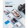 imageRENPHO Massage Gun Deep Tissue FSA HSA Eligible Portable Percussion Muscle Massager with Bluetooth Handheld Device for Back and Neck Carry Case Gifts for Men and WomenActive Thermacool Deluxe
