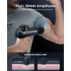 imageRENPHO Massage Gun Deep Tissue with 812mm Adjustable Amplitude HeavyDuty FSA HSA Eligible Percussion Professional Muscle Massager Gun with Portable Case for Athtetes ampamp Home Use Active EVOA Power Black