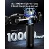 imageRENPHO Massage Gun Deep Tissue with 812mm Adjustable Amplitude HeavyDuty FSA HSA Eligible Percussion Professional Muscle Massager Gun with Portable Case for Athtetes ampamp Home Use Active EVOA Power Black