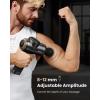 imageRENPHO Massage Gun Deep Tissue with 812mm Adjustable Amplitude HeavyDuty FSA HSA Eligible Percussion Professional Muscle Massager Gun with Portable Case for Athtetes ampamp Home Use Active EVOActive EVO