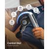 imageRENPHO Massage Gun with Adjustable Angles and Extension Handle FSA HSA Eligible Handheld Percussion Muscle Massager Deep Tissue with Portable Carry Case for Men Women Extend 2Blue