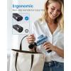 imageRENPHO Massage Gun with Heat and Cold FSA HSA Eligible Portable Percussion Muscle Deep Tissue Massager with Carry Case Gifts for Men WomenActive Blue