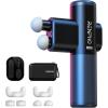 imageRENPHO Duo Mini Massage Gun with Double Heads FSA HSA Eligible Deep Tissue Percussion Massager for Travel Use Silicone Casings 3 Modes with Seamless Speed Handheld Massage Gun