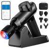imageRENPHO Massage Gun Deep Tissue with 812mm Adjustable Amplitude HeavyDuty FSA HSA Eligible Percussion Professional Muscle Massager Gun with Portable Case for Athtetes ampamp Home Use Active EVOPOWER THERMACOOL DELUXE