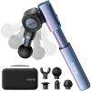 imageRENPHO Massage Gun with Adjustable Angles and Extension Handle FSA HSA Eligible Handheld Percussion Muscle Massager Deep Tissue with Portable Carry Case for Men Women Extend 2Blue
