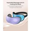 imageRENPHO Eye Massager with Heat and Cooling Birthday Gifts for Mom Dad Women Men FSA HSA Eligible Eyeris 2 Heated Eye Mask for Migraines Relief Reduce Strain Improve SleepPurple