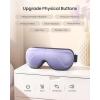 imageRENPHO Eye Massager with Heat and Cooling Birthday Gifts for Mom Dad Women Men FSA HSA Eligible Eyeris 2 Heated Eye Mask for Migraines Relief Reduce Strain Improve SleepPurple