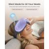 imageRENPHO Eye Massager with Heat and Cooling Birthday Gifts for Mom Dad Women Men FSA HSA Eligible Eyeris 2 Heated Eye Mask for Migraines Relief Reduce Strain Improve SleepPurple