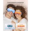 imageRENPHO Eye Massager with Heat and Cooling Birthday Gifts for Mom Dad Women Men FSA HSA Eligible Eyeris 2 Heated Eye Mask for Migraines Relief Reduce Strain Improve SleepPurple