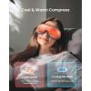 imageRENPHO Eye Massager with Heat and Cooling Birthday Gifts for Mom Dad Women Men FSA HSA Eligible Eyeris 2 Heated Eye Mask for Migraines Relief Reduce Strain Improve SleepAsliver