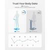 imageRENPHO Scale for Body Weight and Fat Percentage Smart Scale with 8 Electrodes Larger Platform Body Analyzer for BMI Body Fat Muscle Mass High Precision 400lbs