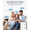 imageRENPHO Smart Scale for Body Weight BMI Body Fat Muscle Mass FSA HSA Eligible Bluetooth WiFi Rechargeable Scale RGB Lighting Color Changing Scale Sync with Fitness App Chroma AspireSmart Scale