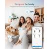 imageRENPHO Smart Scale for Body Weight BMI Body Fat Muscle Mass FSA HSA Eligible Bluetooth WiFi Rechargeable Scale RGB Lighting Color Changing Scale Sync with Fitness App Chroma AspireSmart Scale with Lights