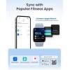 imageRENPHO Smart Scale for Body Weight BMI Body Fat Muscle Mass FSA HSA Eligible Bluetooth WiFi Rechargeable Scale RGB Lighting Color Changing Scale Sync with Fitness App Chroma AspireSmart Scale