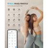 imageRENPHO Smart Scale for Body Weight Digital Bathroom Scale with Bluetooth BMI Sync Apps Electronic Body Composition Monitor with Bone Mass Body Fat 400lbs  Elis