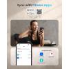 imageRENPHO Smart Scale for Body Weight Digital Bathroom Scale with Bluetooth BMI Sync Apps Electronic Body Composition Monitor with Bone Mass Body Fat 400lbs  Elis