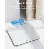 imageRENPHO Weight Scale with 7Day Weight Trend Digital Bathroom Scale for Body Weight with Large LED Display HighAccurate Weighing Scale with Sturdy and Durable Base 1102quot 400lbs Core 1XWhite