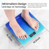 imageRENPHO Weight Scale with 7Day Weight Trend Digital Bathroom Scale for Body Weight with Large LED Display HighAccurate Weighing Scale with Sturdy and Durable Base 1102quot 400lbs Core 1XBlue