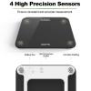 imageRENPHO Weight Scale with 7Day Weight Trend Digital Bathroom Scale for Body Weight with Large LED Display HighAccurate Weighing Scale with Sturdy and Durable Base 1102quot 400lbs Core 1XBlack