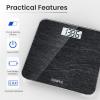 imageRENPHO Weight Scale with 7Day Weight Trend Digital Bathroom Scale for Body Weight with Large LED Display HighAccurate Weighing Scale with Sturdy and Durable Base 1102quot 400lbs Core 1XMarble
